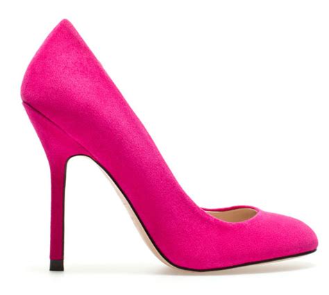 zara pink high heels